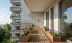 Dřevěná podlaha na balkon Dřevěná podlaha na balkon